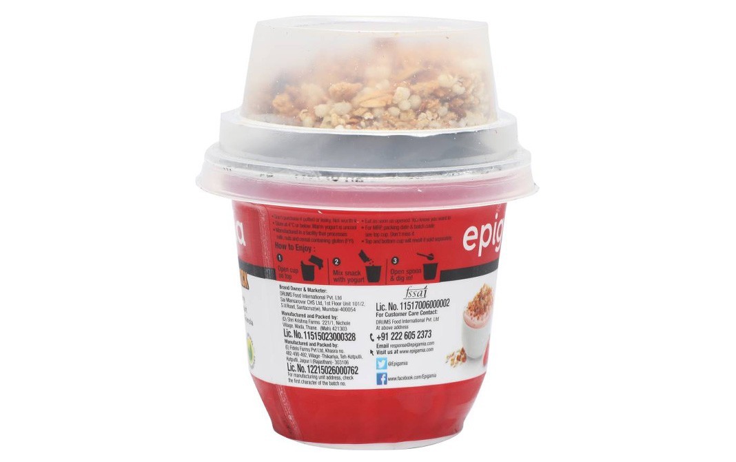 Early Foods Snack Pack, Strawberry Greek Yogurt with Chunky Granola   Tub  122 grams